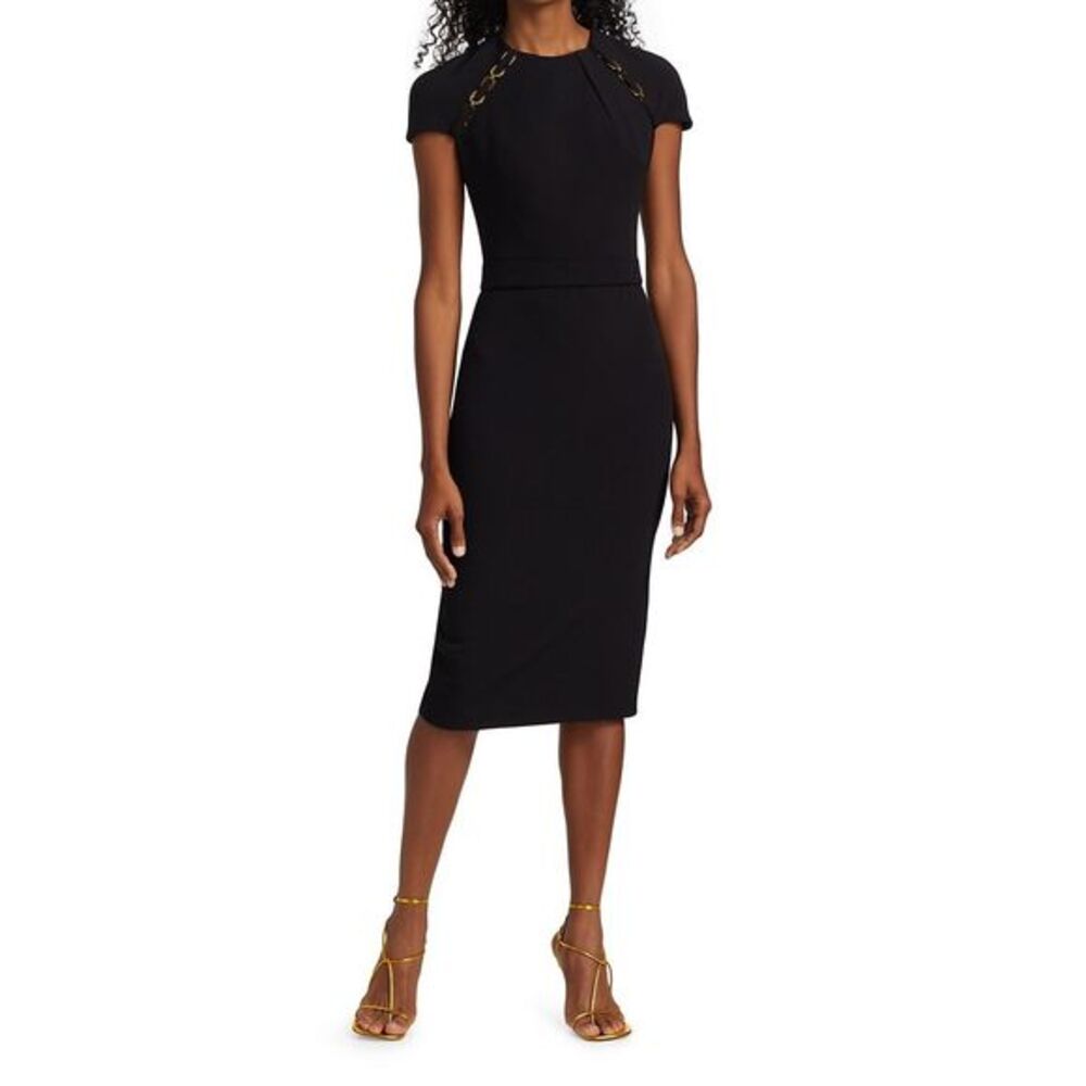 Safiyaa Chain-Embellished Dress US 10 $1675